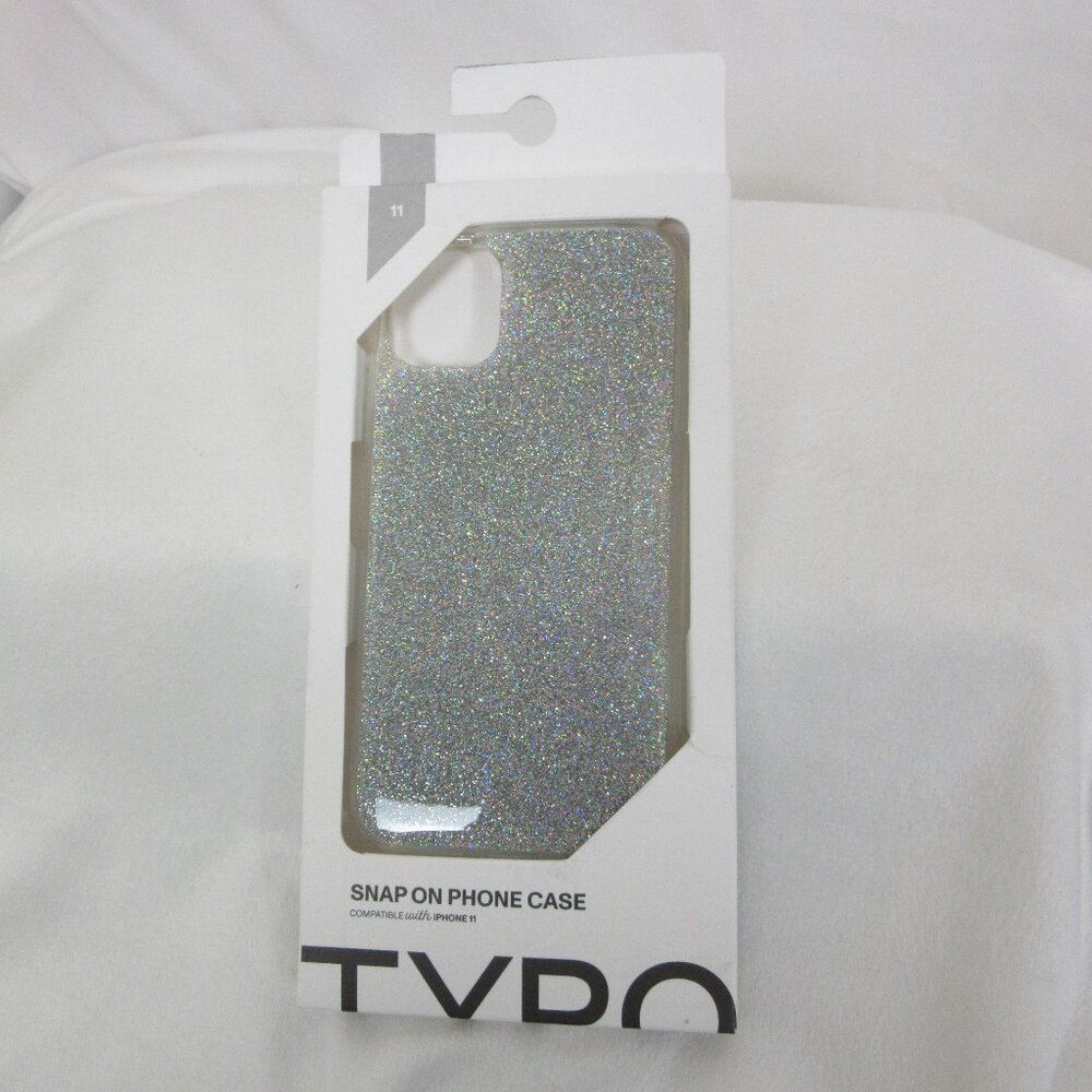 Typo Iphone 11 Snap On Glitter Case Plastic NIB